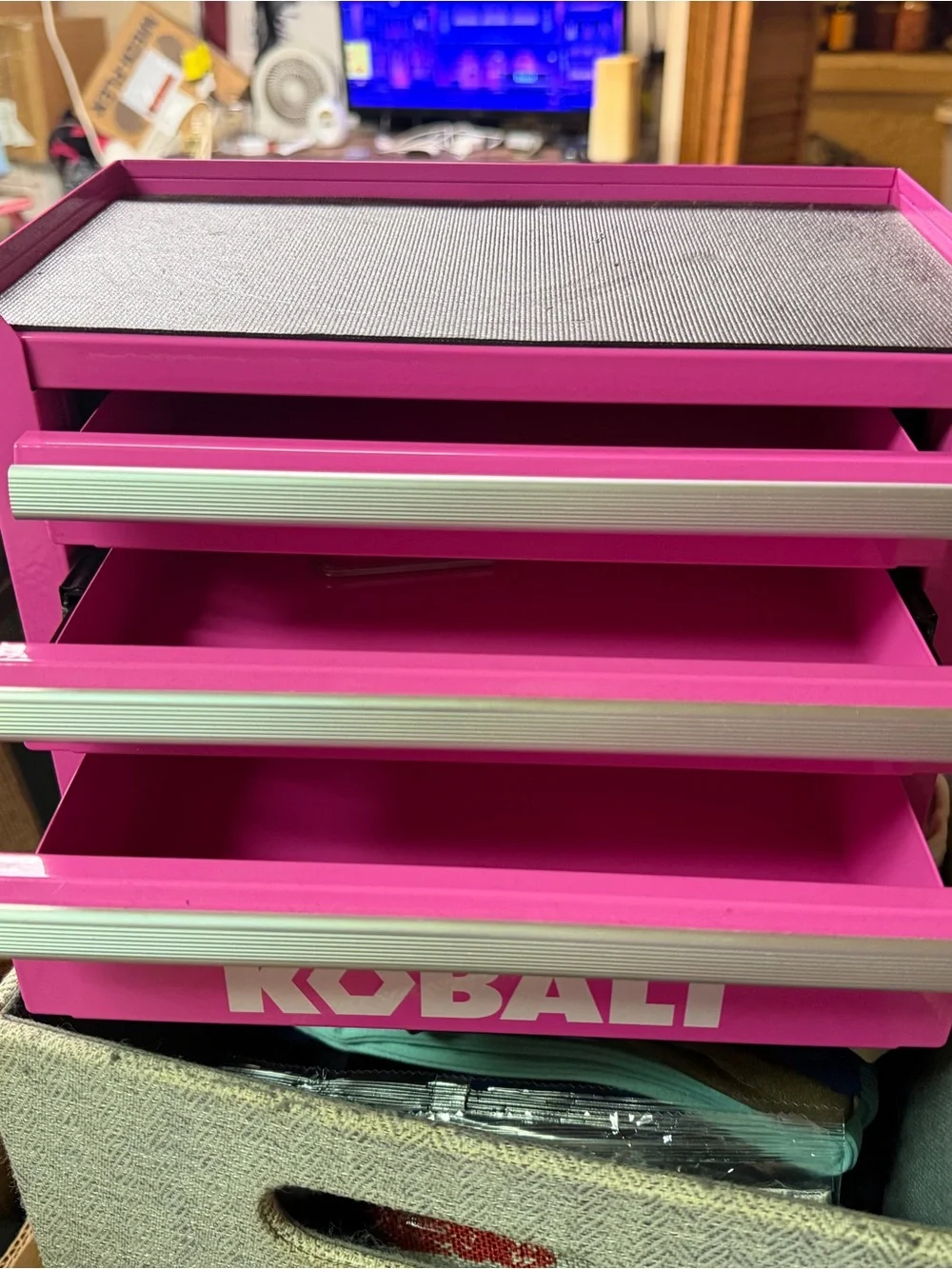 Kobolt Pink Steel Mini Toolbox